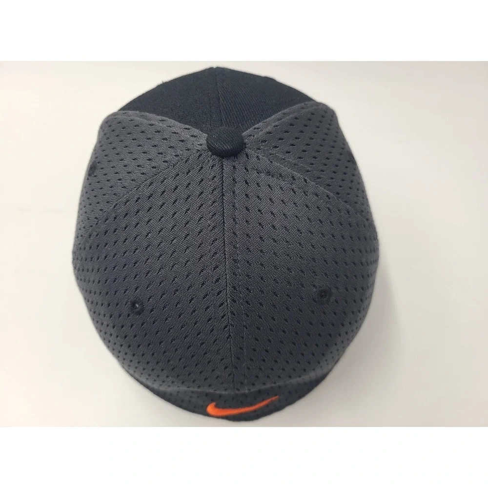 San Francisco Giants Nike Mesh Flex Fitted (Seems S-M)‎ Hat Cap MLB Black Gray